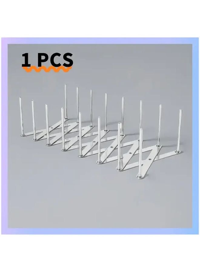 Short Expandable Stainless Steel Kitchen Drying Rack Pot Lid Holder Utensil Organizer - Image 5